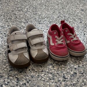 Toddler Size 7 Adidas & Vans Shoes